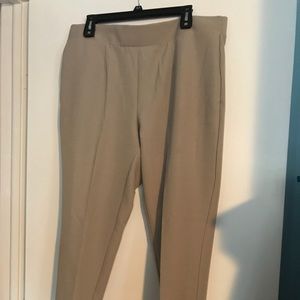 Chico’s tan pull on pants